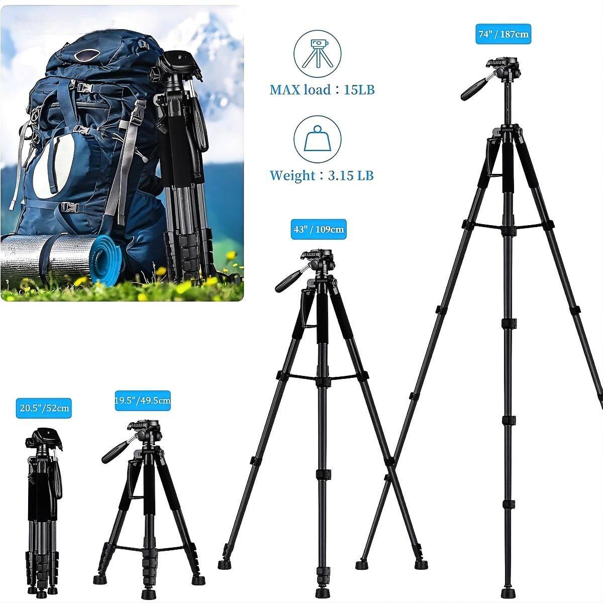 - MAX load: 15LB
- Weight: 3.15 LB
- Height: 74" / 187cm
- Height: 43" / 109cm
- Height: 20.5" / 52cm
- Height: 19.5" / 49.5cm