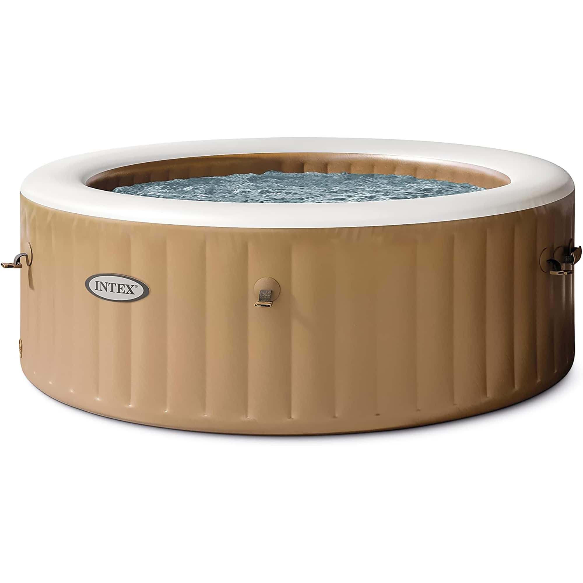 Front. Intex - Sahara Inflatable Hot Tub - 4 Person.