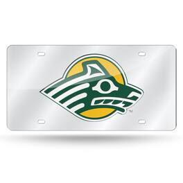 Rico Industries - Alaska Seawolves Mirrored Laser Cut License Plate Laser Tag - Multi