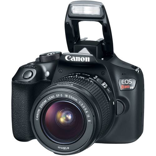 Canon EOS Rebel T6 with EF-S Lens 18-55mm Zoom 1:3.5-5.6 IS II