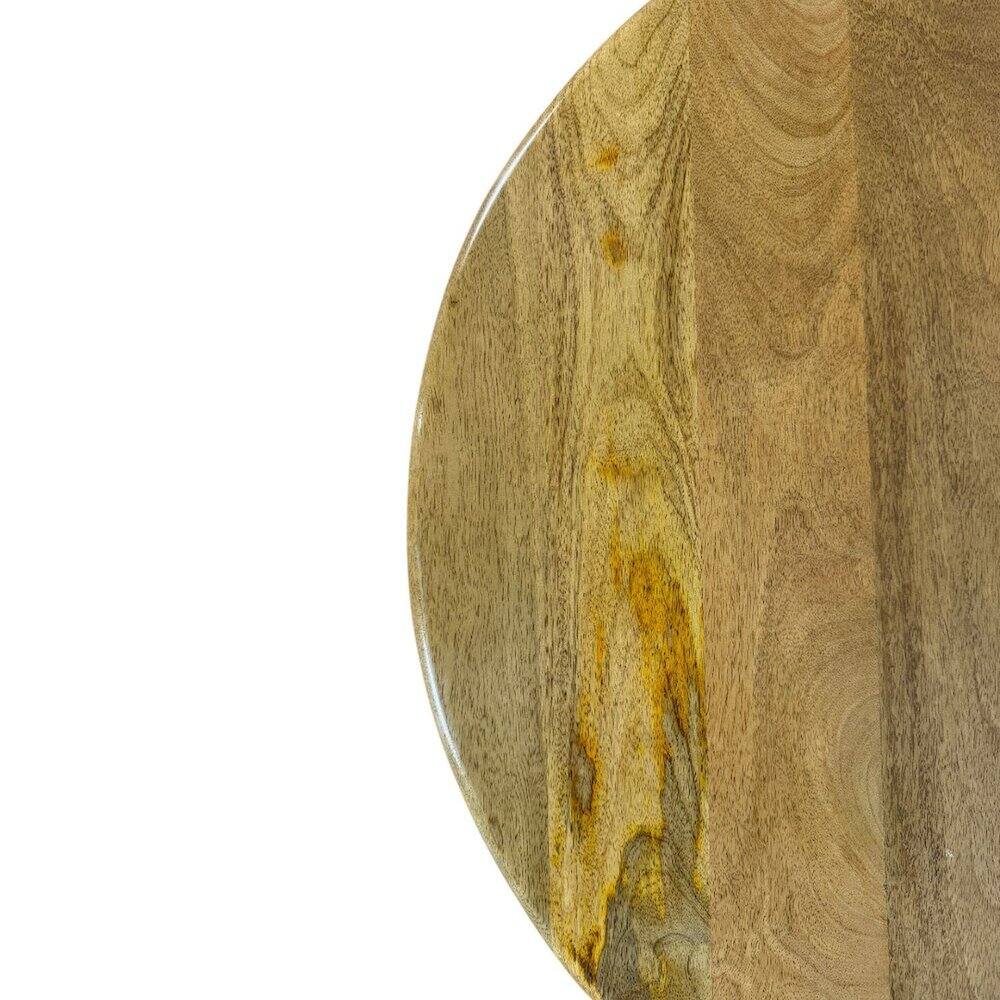 Alt View 5. Carolina Chair & Table - Marlowe 30" Cane Drum Base Coffee Table - Blonde Acacia - Beige.