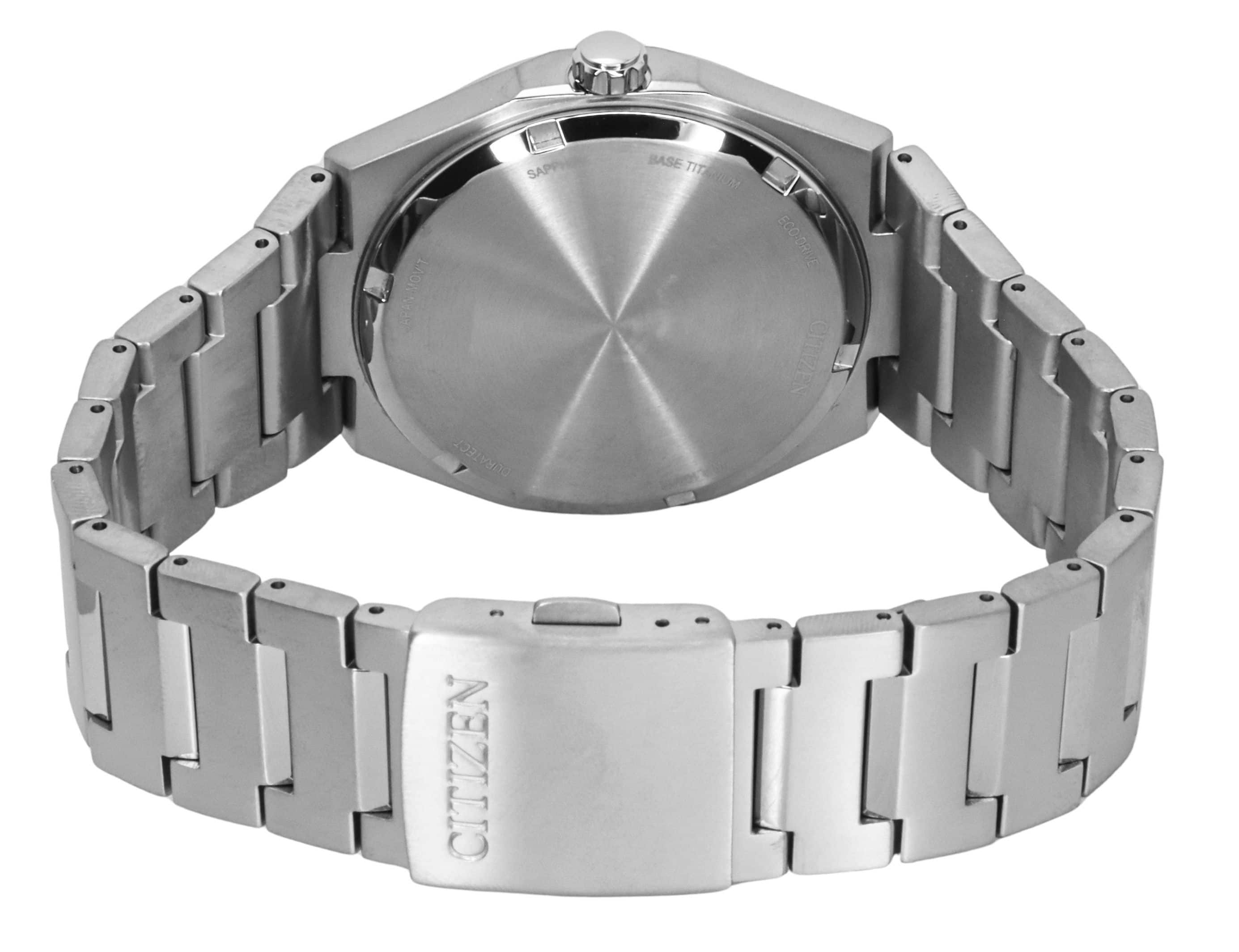 Citizen Zenshin Super Titanium White Dial Eco Drive AW0130 85A