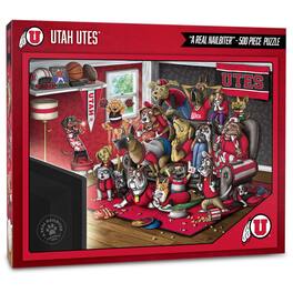 YouTheFan - Utah Utes Purebred Fans 18'' x 24'' A Real Nailbiter 500-Piece Puzzle - Multicolor