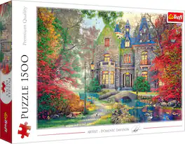 Trefl - Red 1500 Piece Puzzle - Autumn Mansion