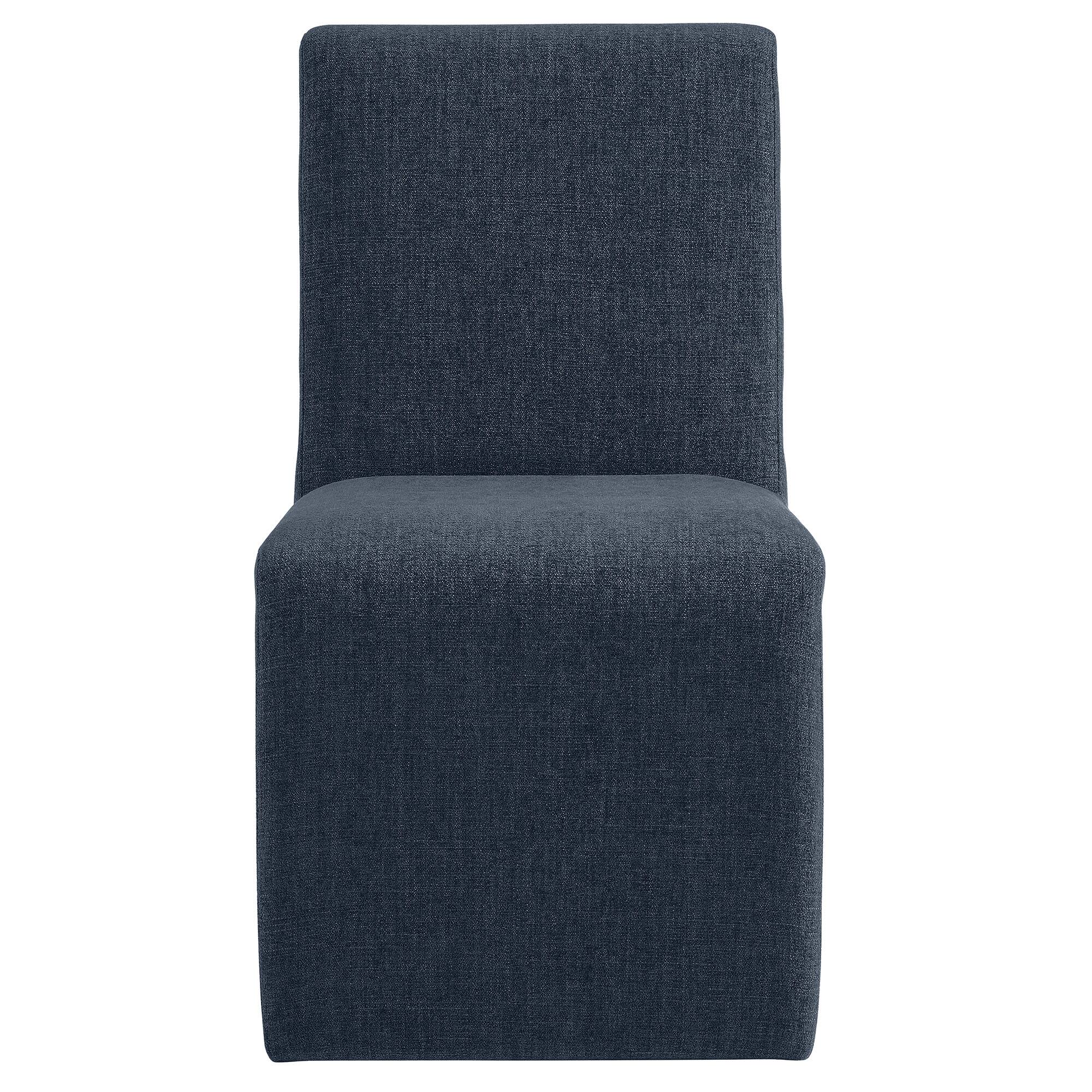 Alt View 2. Modway - Emory Fabric Upholstered Dining Side Chair by Modway - Blue.