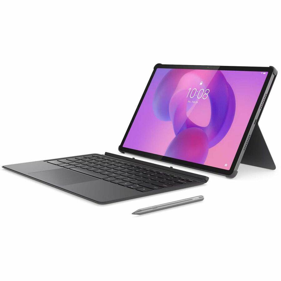 Alt View 5. Lenovo - Lenovo Idea Tab Pro TB373FU Tablet - 12.7" 3K - MediaTek Dimensity 8300 Octa-core - 8 GB - 128 GB Storage - Android 14 - Luna Gray.
