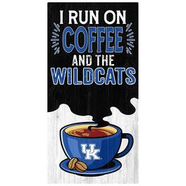 Fan Creations - Kentucky Wildcats 6" x 12" Coffee Wall Art - Multicolor