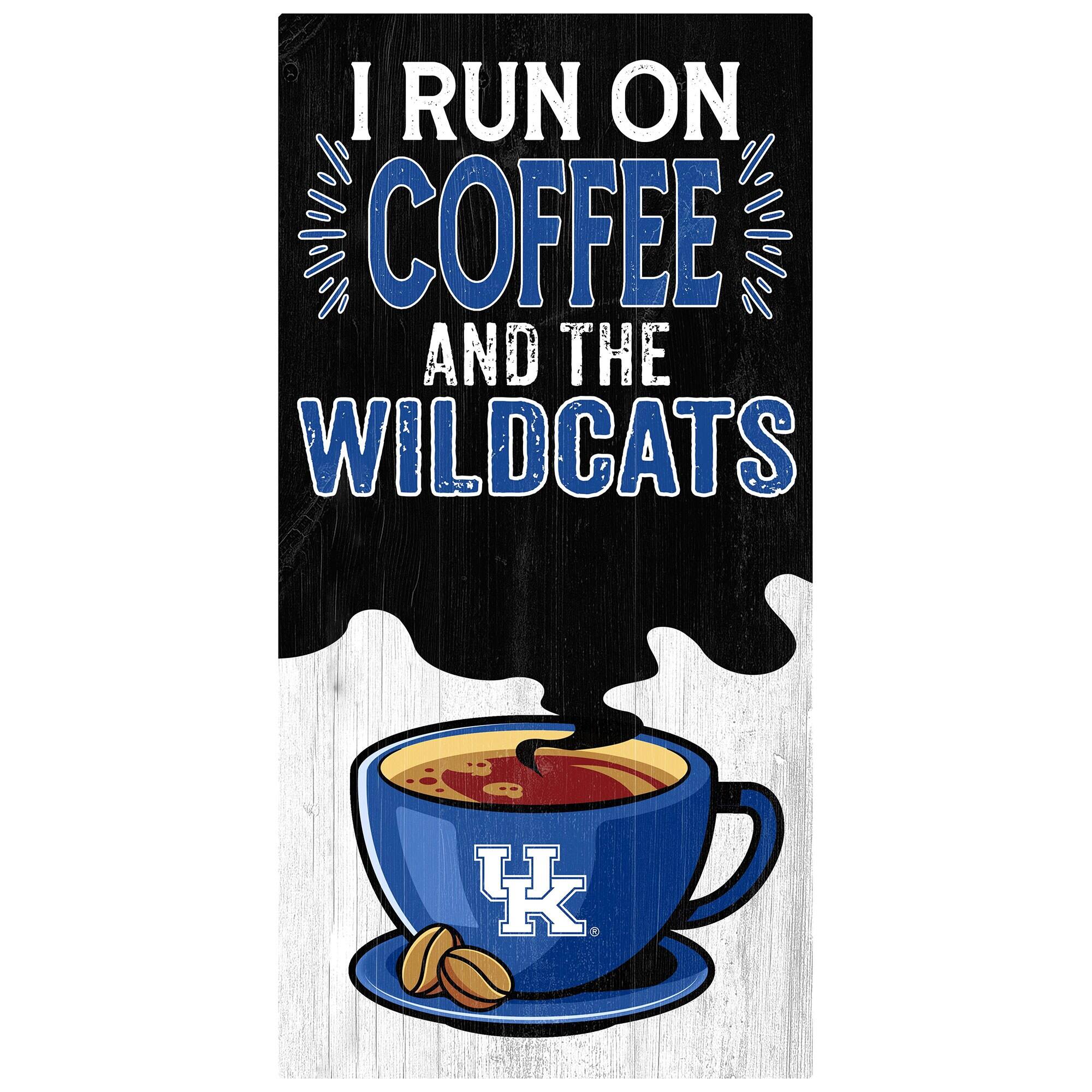 Kentucky Wildcats 6" x 12" Coffee Wall Art