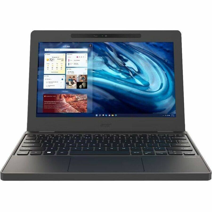 Alt View 4. Acer - Acer TravelMate B3 11 B311-34T TMB311-34T-P4RD 11.6" Touchscreen Notebook - Full HD - 60 Hz - Intel N-Series N250 - 8 GB - Black.