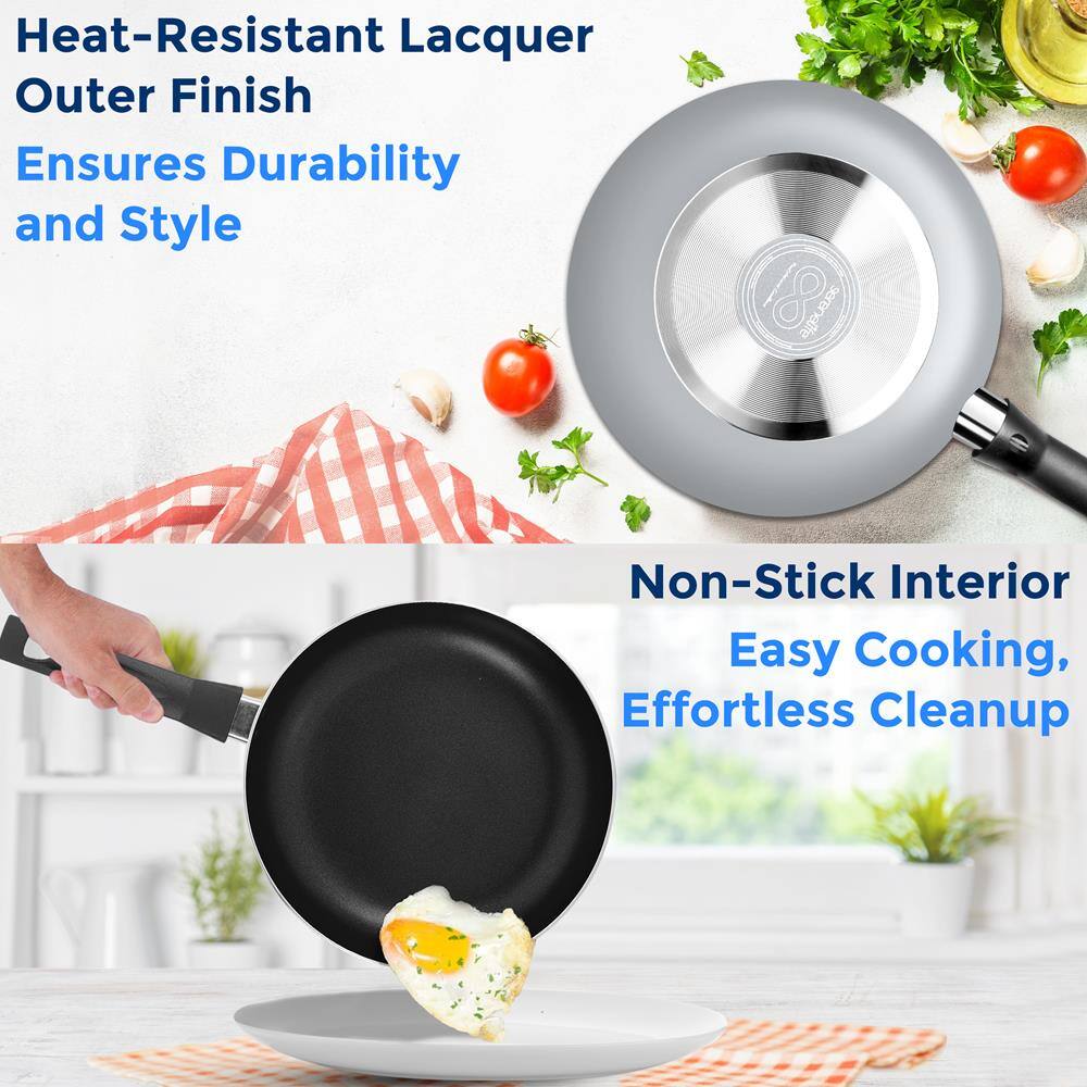 Heat-Resistant Lacquer Outer Finish  
Ensures Durability and Style  

Non-Stick Interior  
Easy Cooking, Effortless Cleanup