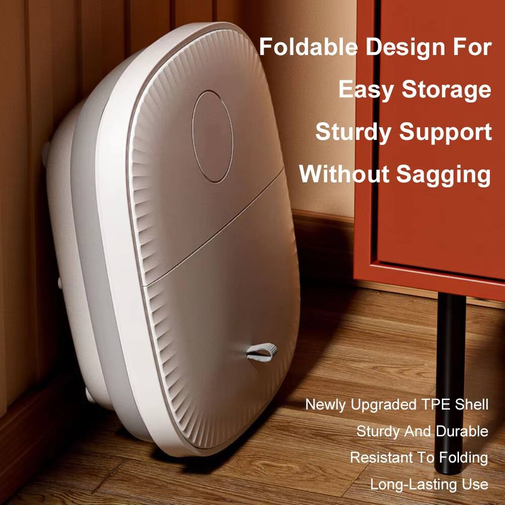 Foldable Design For Easy Storage  
Sturdy Support Without Sagging  

Newly Upgraded TPE Shell  
Sturdy And Durable  
Resistant To Folding  
Long-Lasting Use