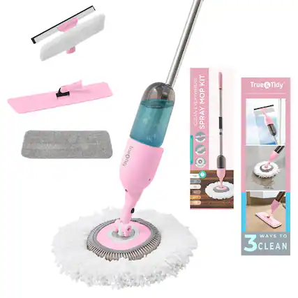 True & Tidy
CLEAN EVERYWHERE SPRAY MOP KIT
True & Tidy
3 WAYS TO CLEAN
