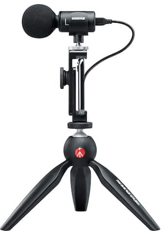Shure MV88+ Mobile Microphone Kit iPhone & Android Mic for Remote Shure MV88+ Mobile Microphone Kit iPhone & Android Mic for Remote