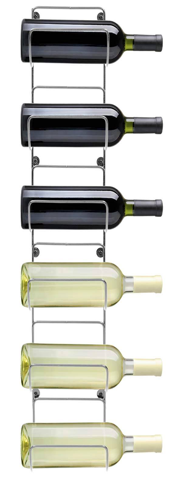 Alt View 2. Sorbus - Sorbus Towel Rack Wall Mount – 6 Compartments of Black Metal Bathroom Towel Holder Set - Bathroom Organizer - Silver.