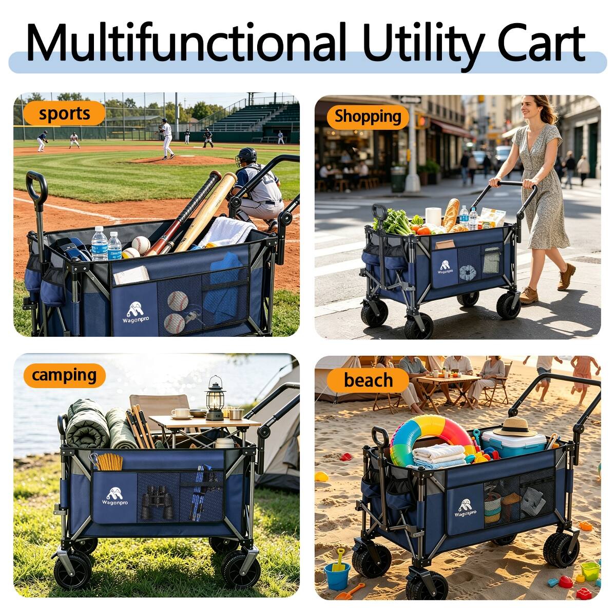 Multifunctional Utility Cart

sports
Shopping
camping
beach

Wagonpro