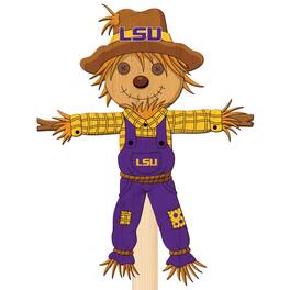 Fan Creations - LSU Tigers 12" Scarecrow Yard Stake - Multicolor