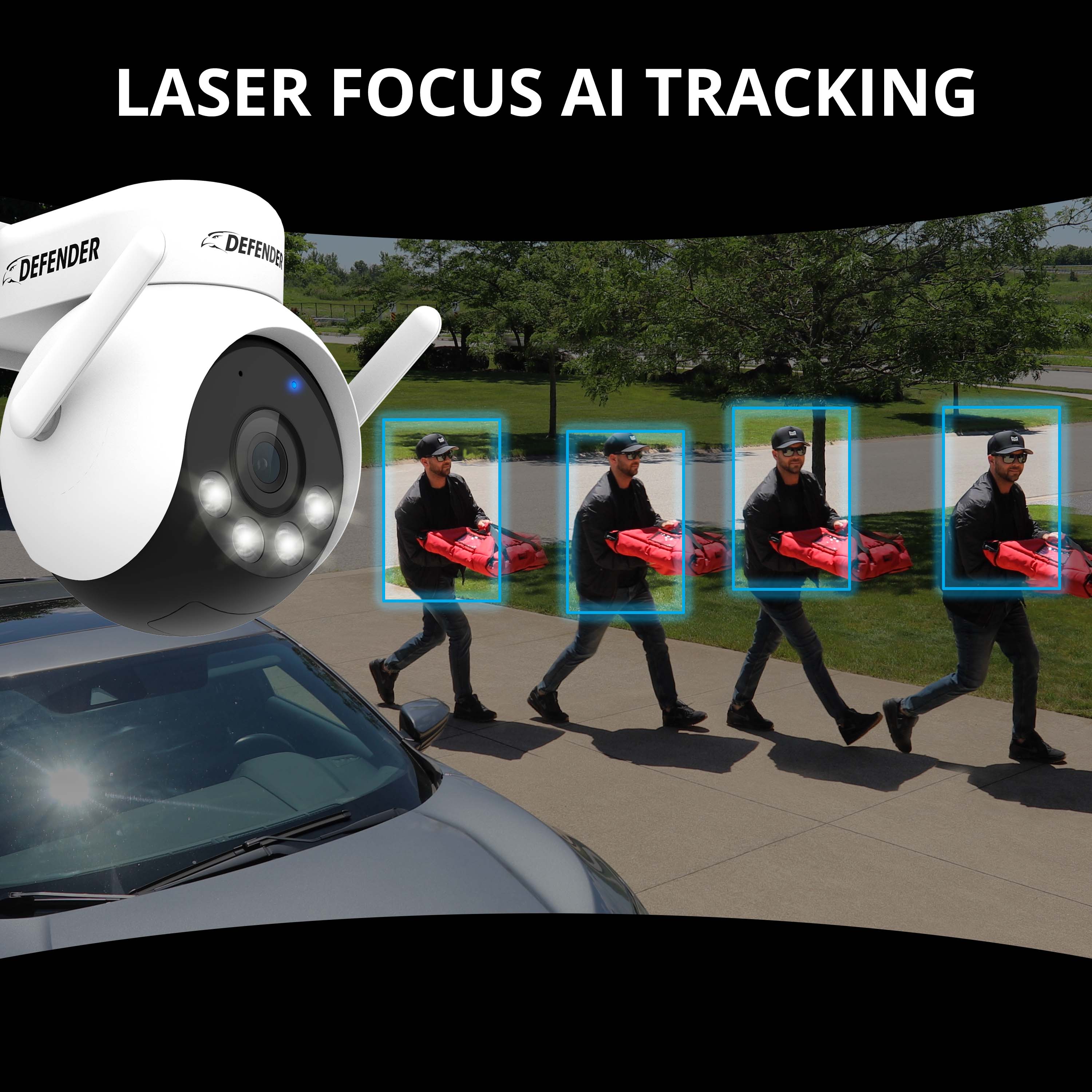 LASER FOCUS AI TRACKING DEFENDER