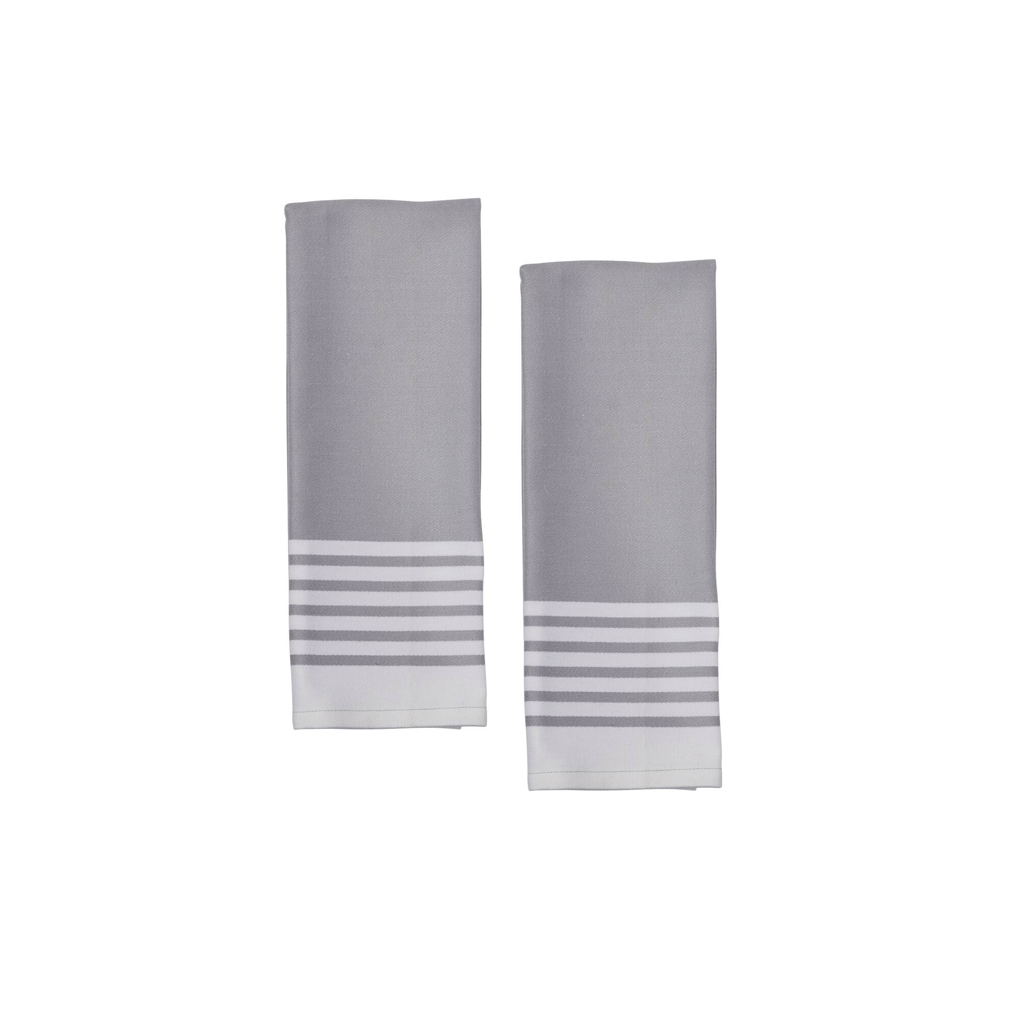 Alt View 1. ZWILLING - ZWILLING 4-pc Kitchen Towel Set - Grey - Grey.