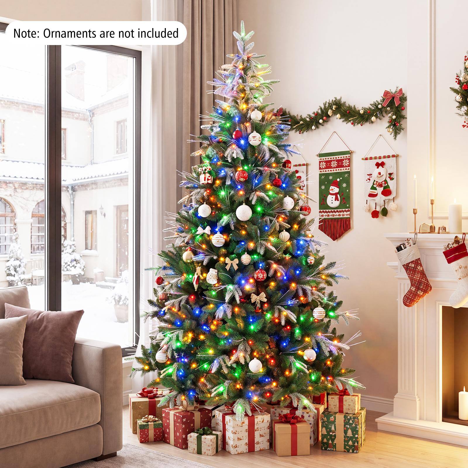 Note: Ornaments are not included