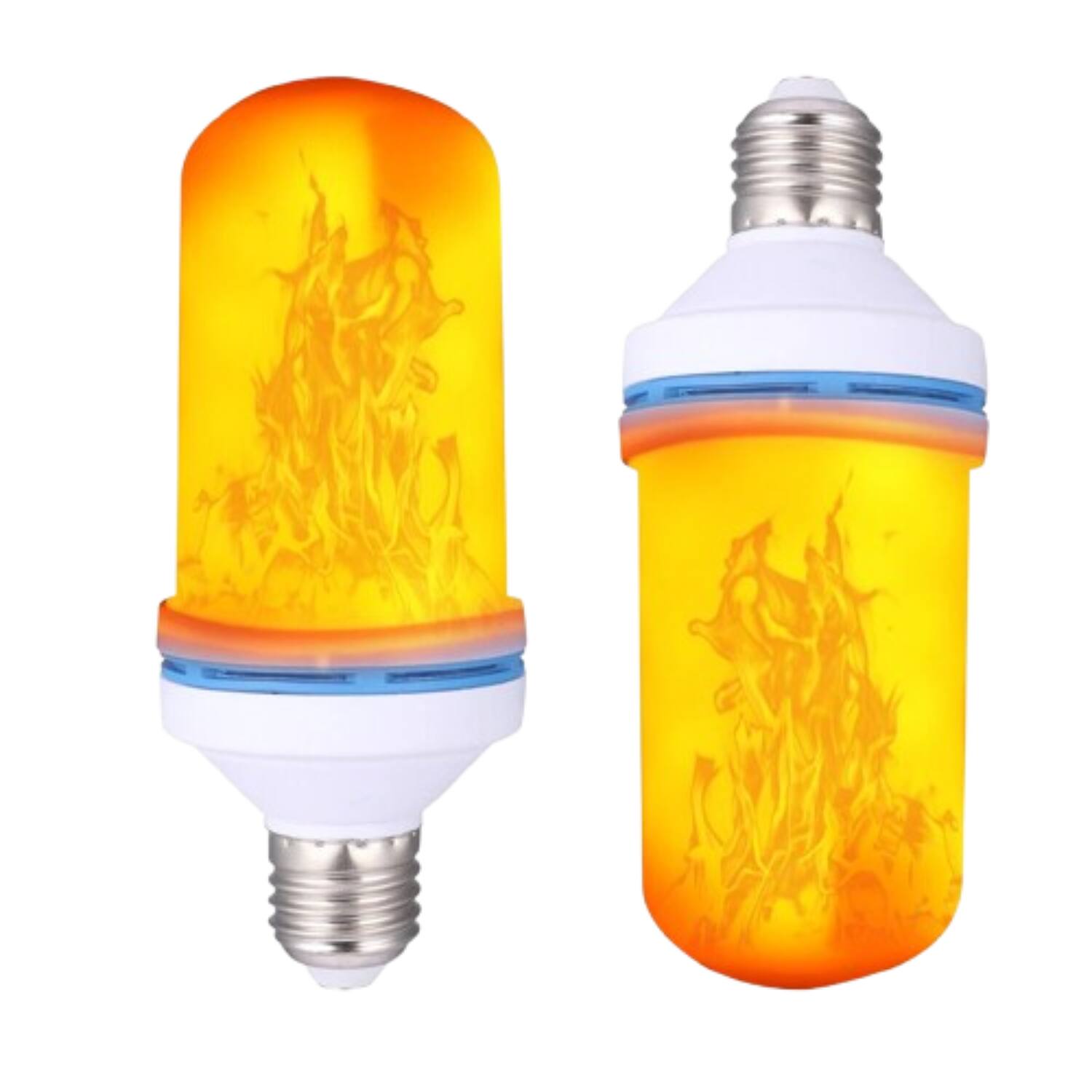 Angle. Stock Preferred - 6 Pack LED Flame Effect Light Bulbs E27 Base 5W.