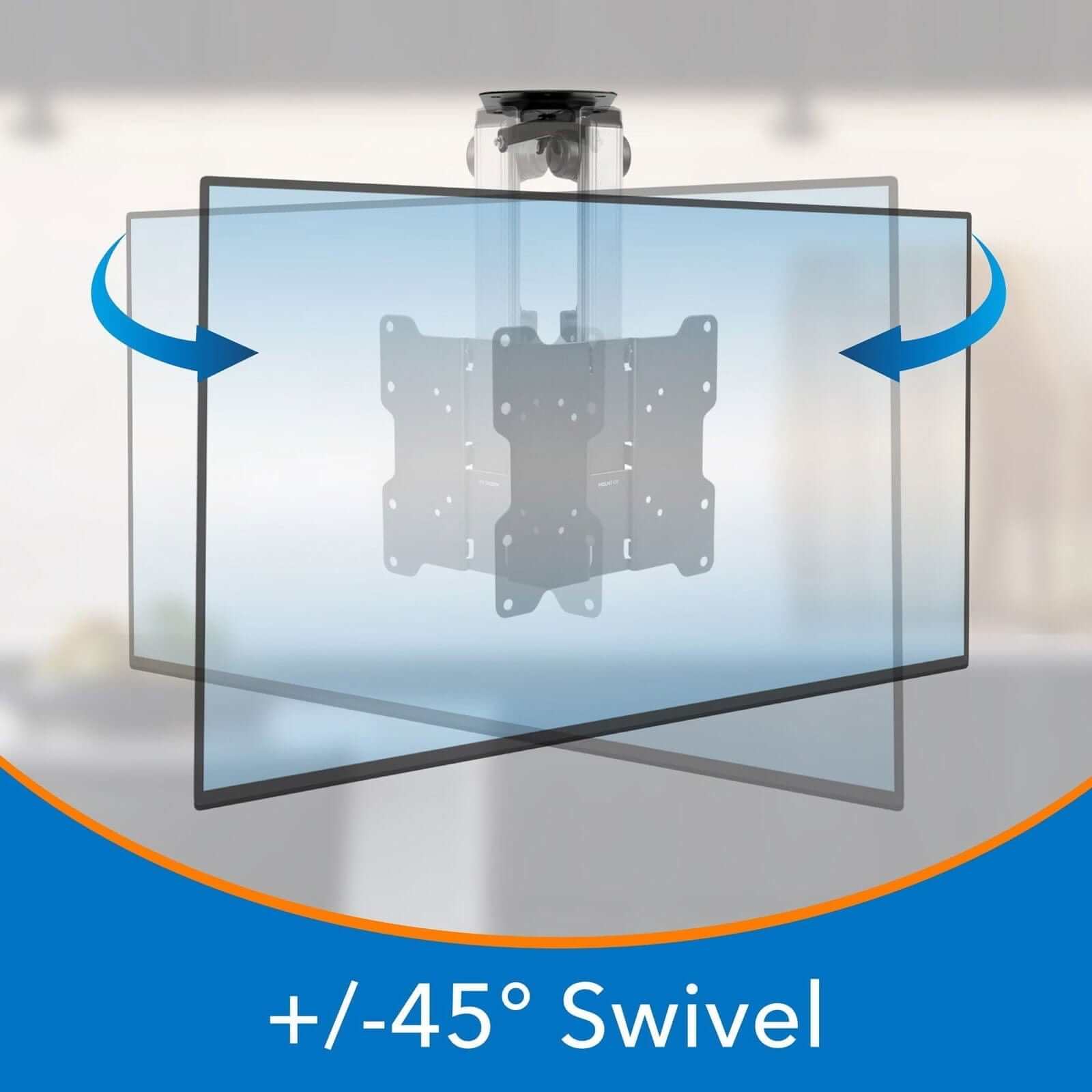 +/-45° Swivel