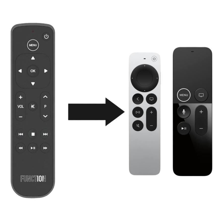 Function101 Button Remote Function 101 Button Remote for Apple TV 4K Bluetooth Black - Best Buy