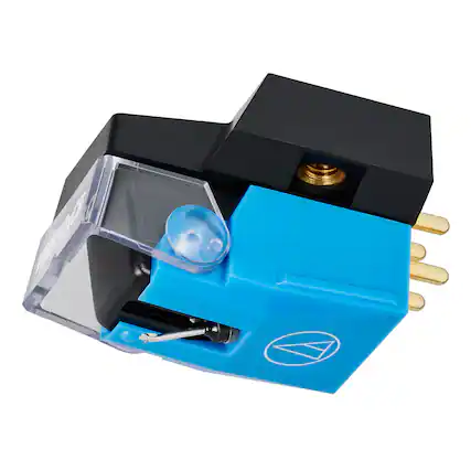 Front. Audio-Technica - Audio-Technica AT-VM610xMONO VMx Mono Phono Cartridge - Blue.