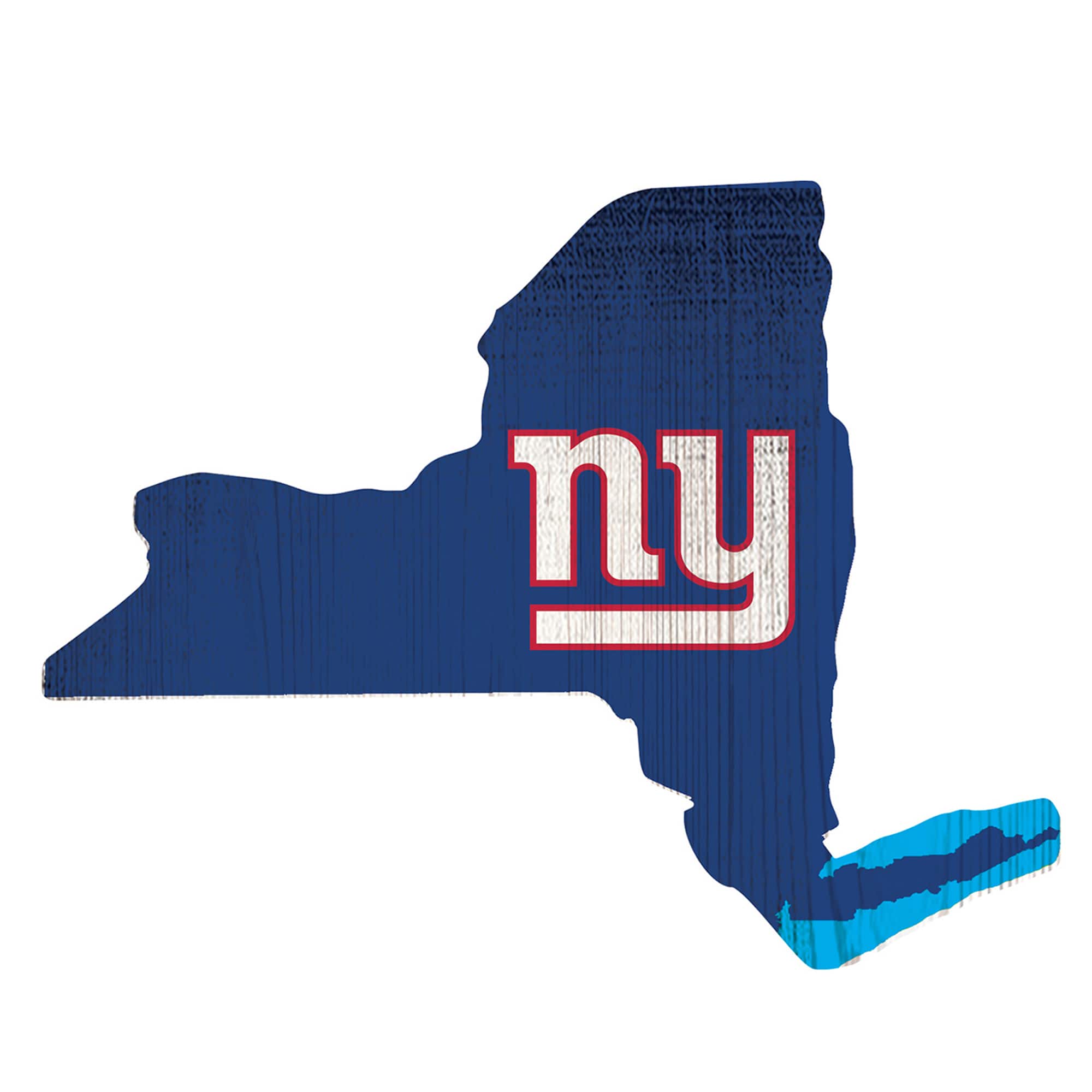 Fan Creations - New York Giants 12" Logo State Sign - Multicolor