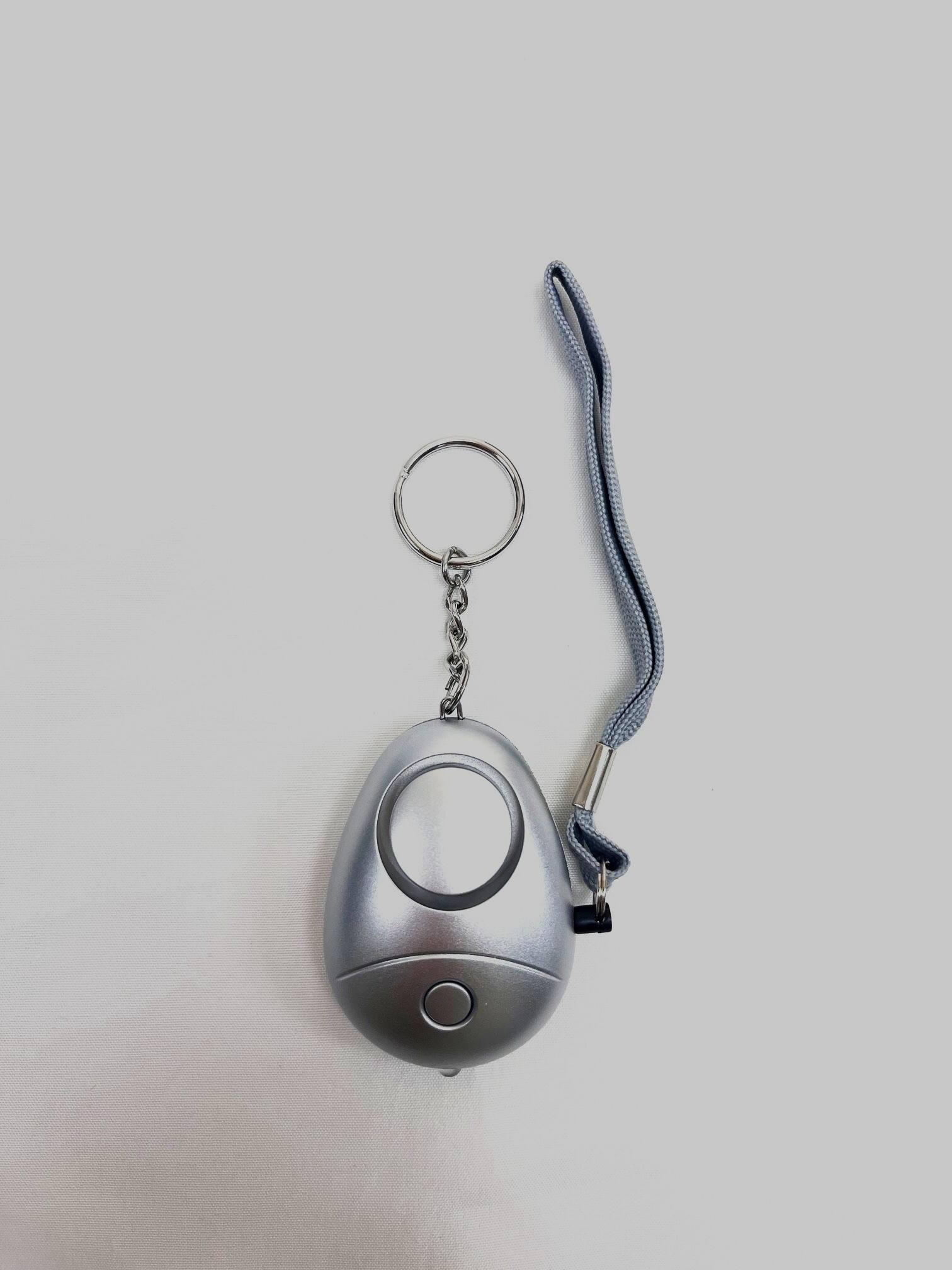 Angle. SkyBluePD - Silver Breck Personal Safety Alarm - Silver.