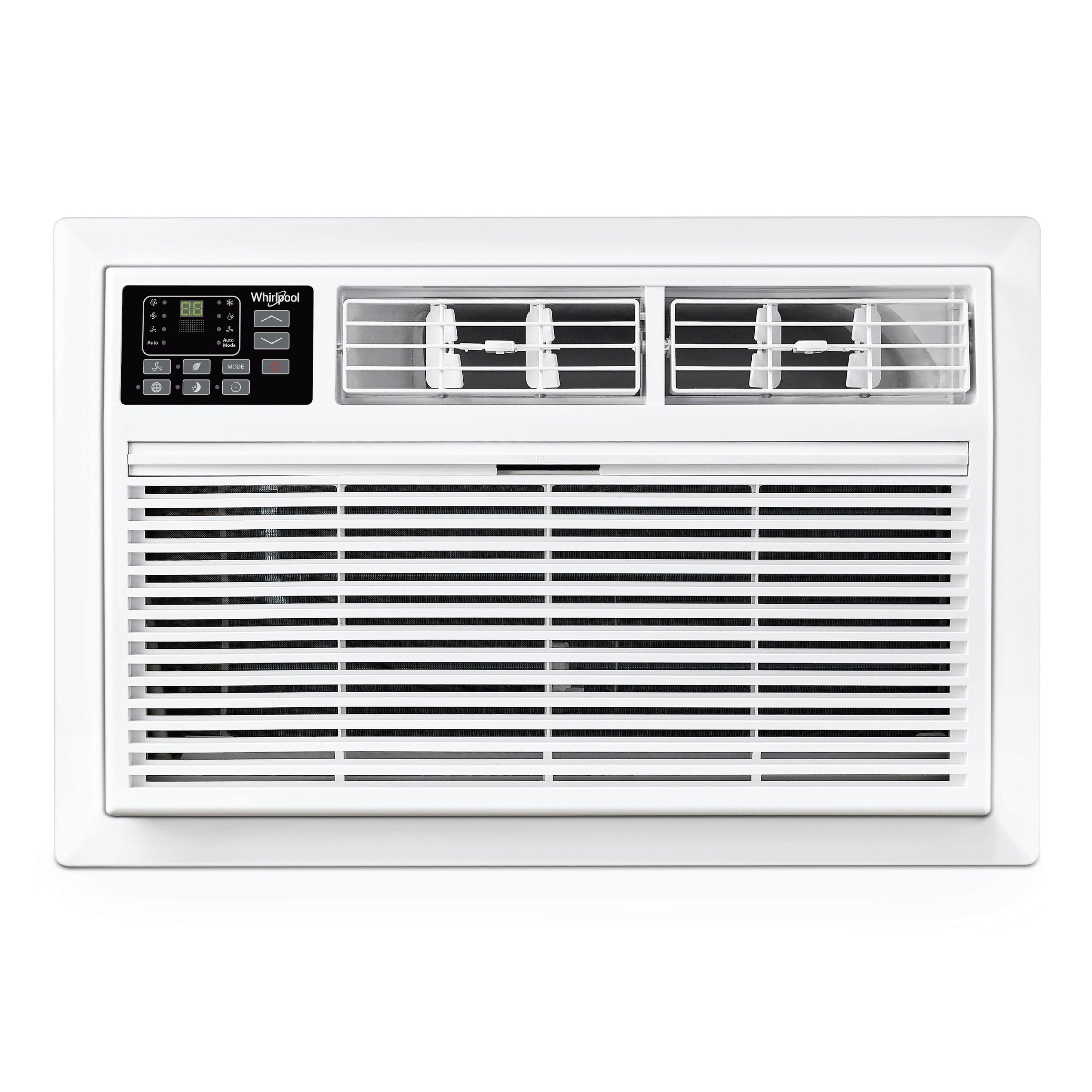 Alt View 7. Whirlpool - 550 Sq. Ft. 12,000 BTU 230V Through the Wall Air Conditioner - White.