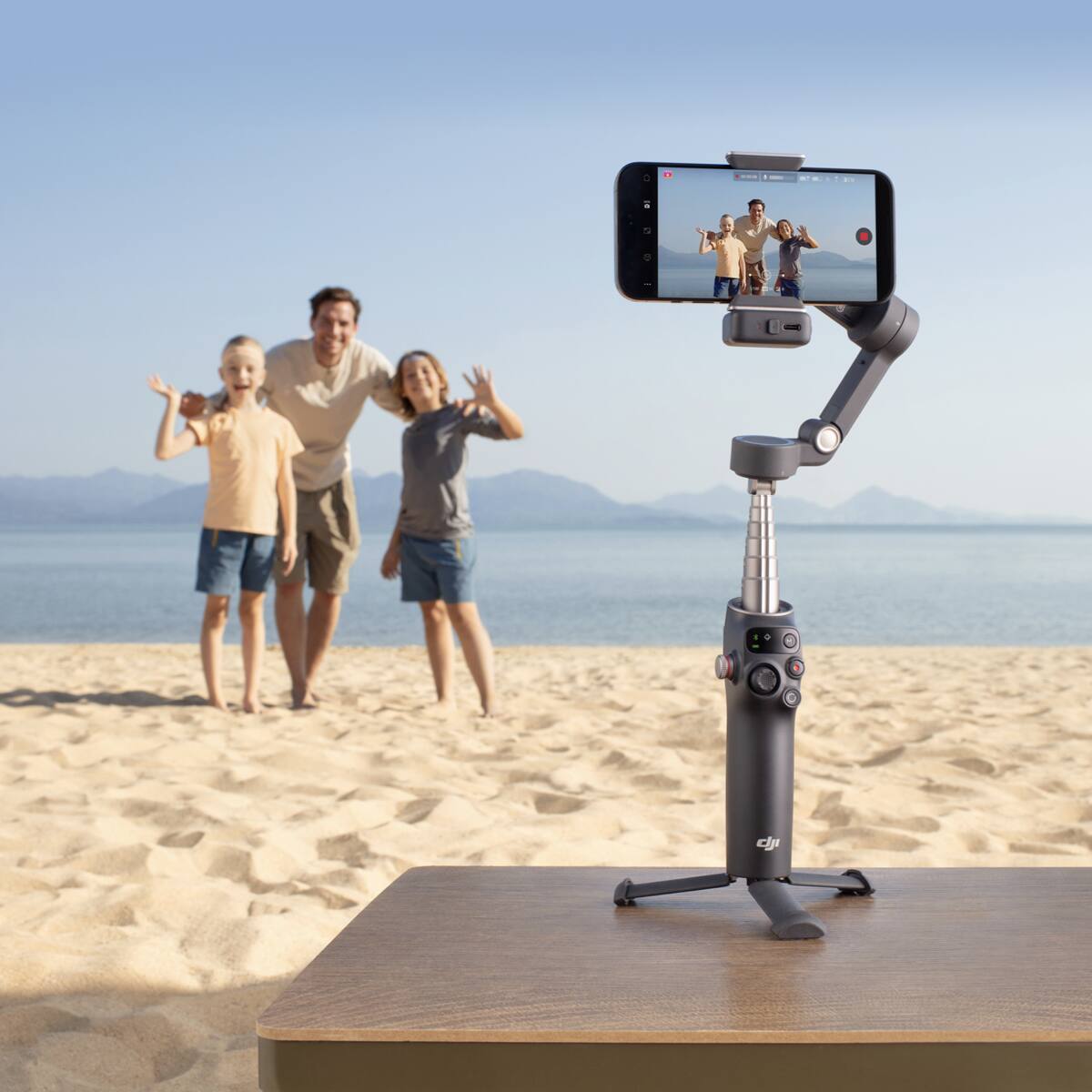 Alt View 9. DJI - DJI Osmo Mobile 7P Smartphone Gimbal with Built-In Extension Rod.