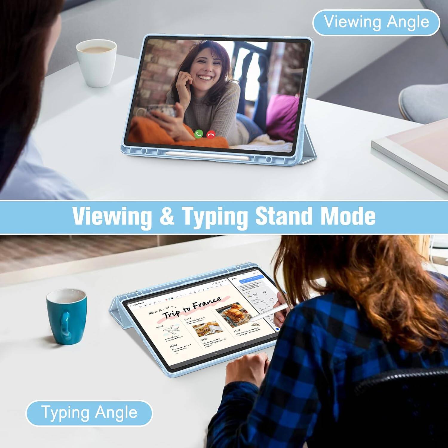 Viewing Angle

Viewing & Typing Stand Mode

Trip to France - March 28-30

Typing Angle
