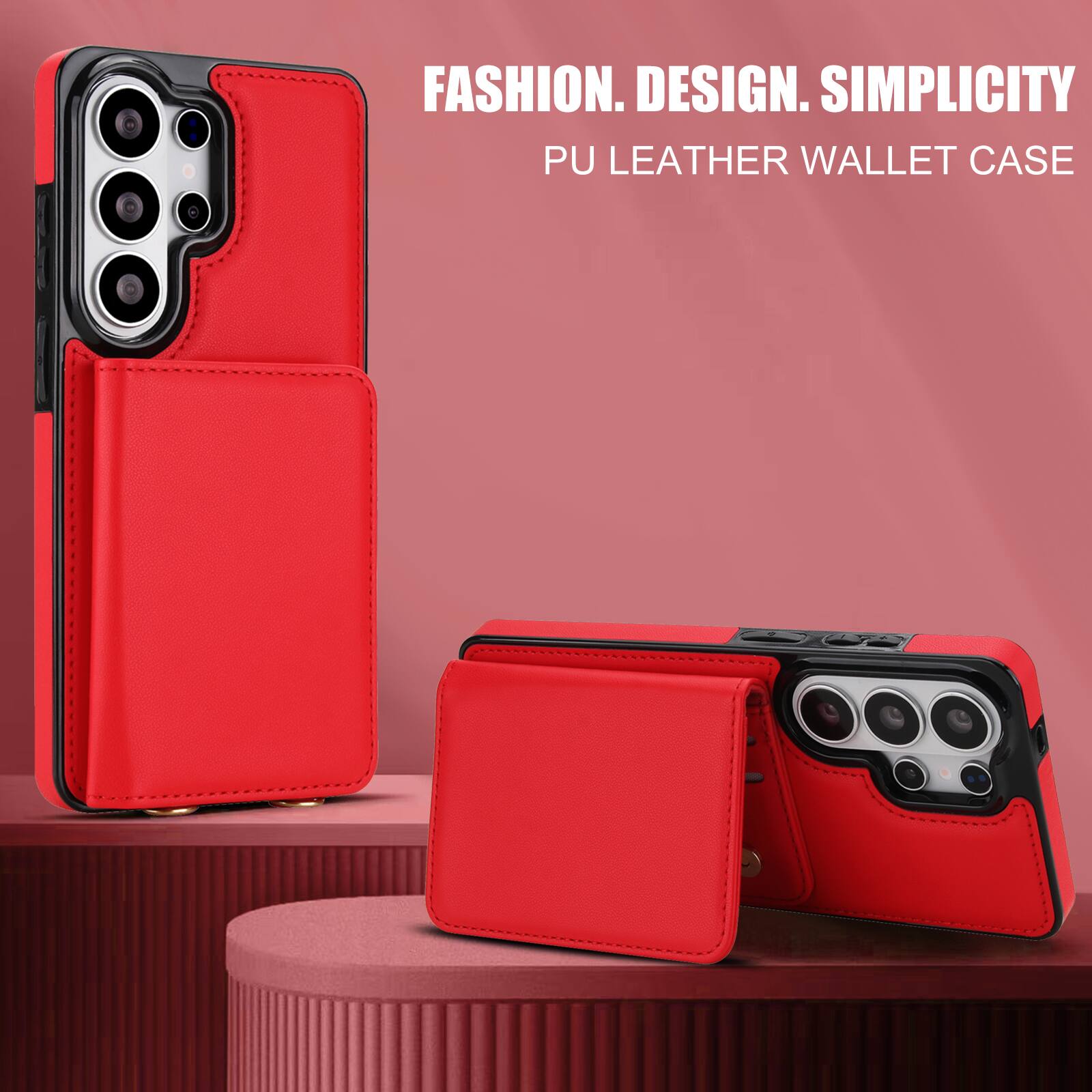 FASHION. DESIGN. SIMPLICITY  
PU LEATHER WALLET CASE