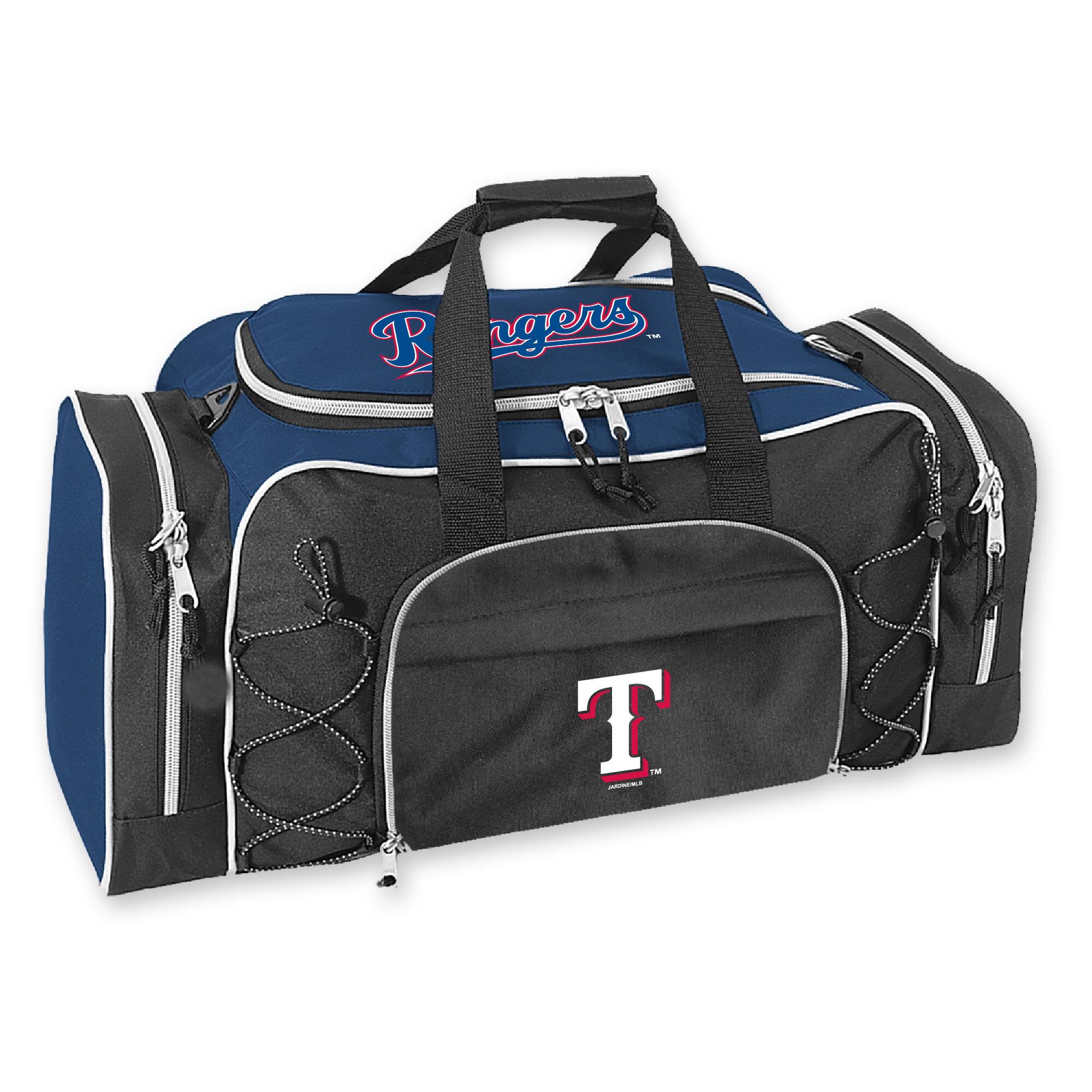 Front. Jardine - Texas Rangers Action Duffel Bag - Navy.