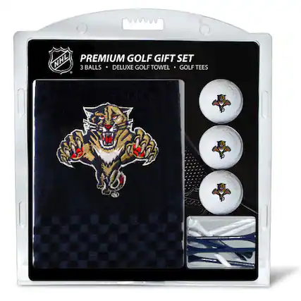 NHL PREMIUM GOLF GIFT SET
3 BALLS • DELUXE GOLF TOWEL • GOLF TEES