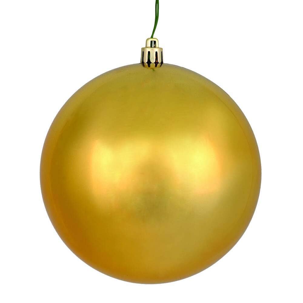 Front. Vickerman - Vickerman 10" Copper Gold Shiny Ball UV Drilled - Copper Gold.