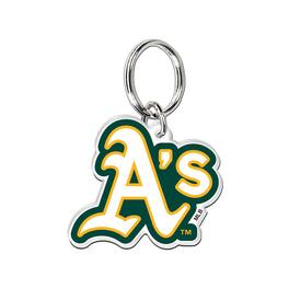 WinCraft - Athletics Premium Acrylic Core Key Ring - Multicolor