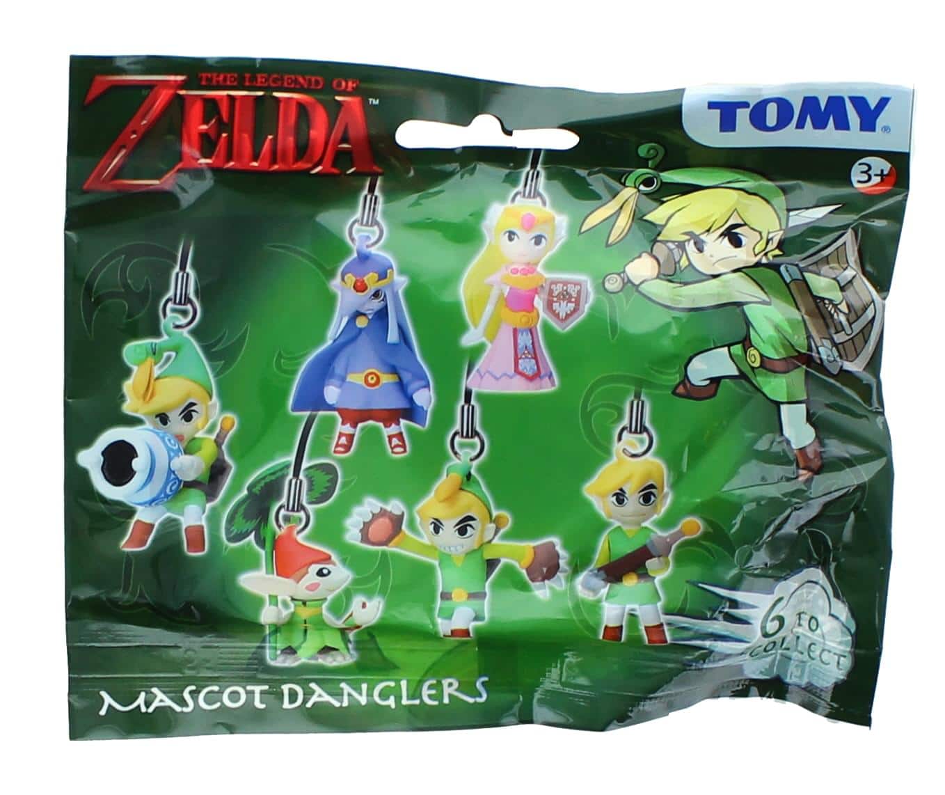 TOMY - Legend of Zelda Mascot Dangler Blind Bag | One Random - Green