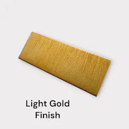 LAREDO FRAME FACTORY - 3" Wood Color Swatch Sample Set for Samsung The Frame TV - Finish Samples - LIGHT GOLD