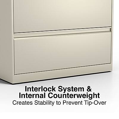 Interlock System & Internal Counterweight  
Creates Stability to Prevent Tip-Over