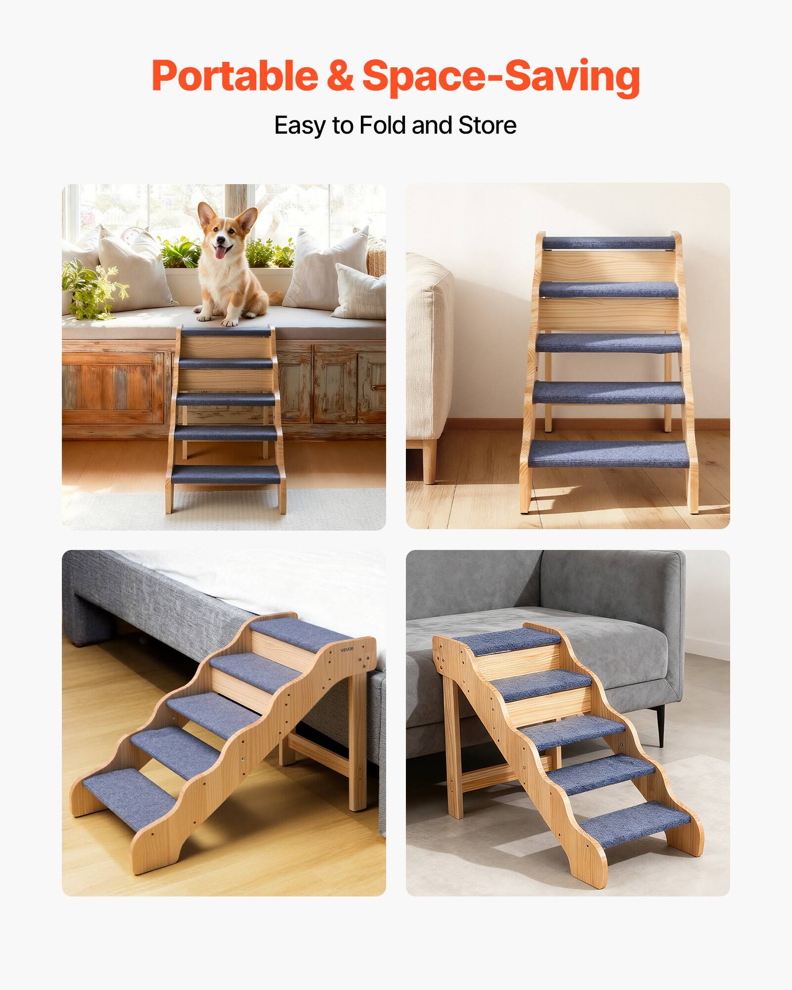 Portable & Space-Saving  
Easy to Fold and Store