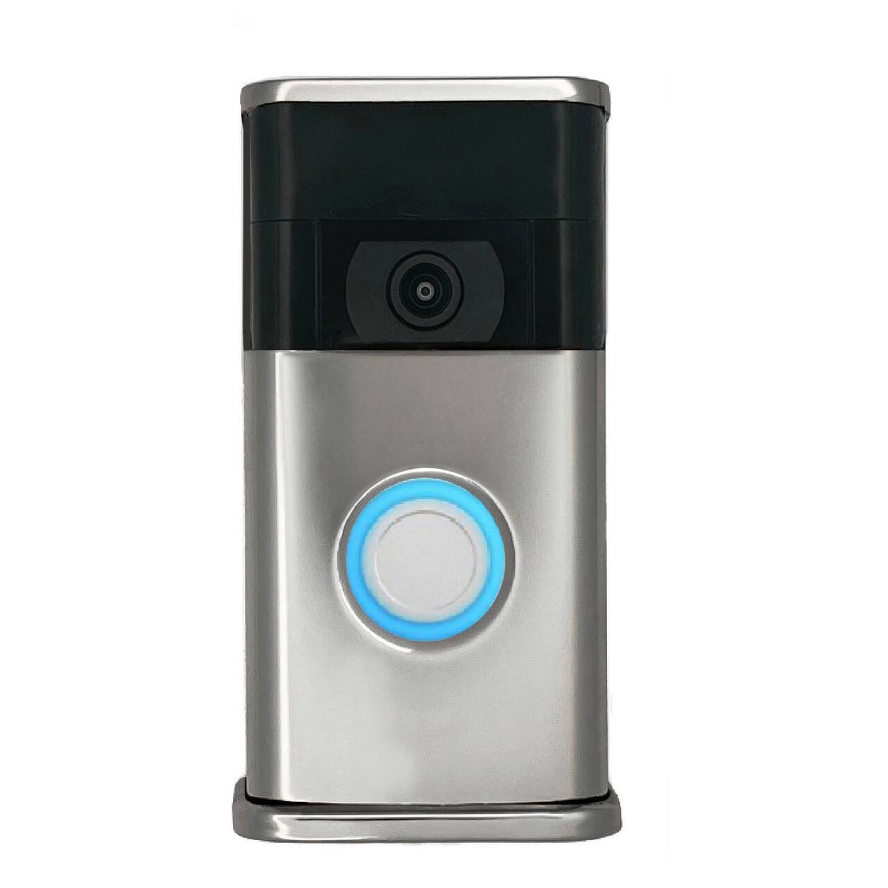 Photos - Mount/Stand COVER Michael Healy - Traditional Video Doorbell   - Polished Nickel Silver MHVR20018 (Ring 2nd Gen)