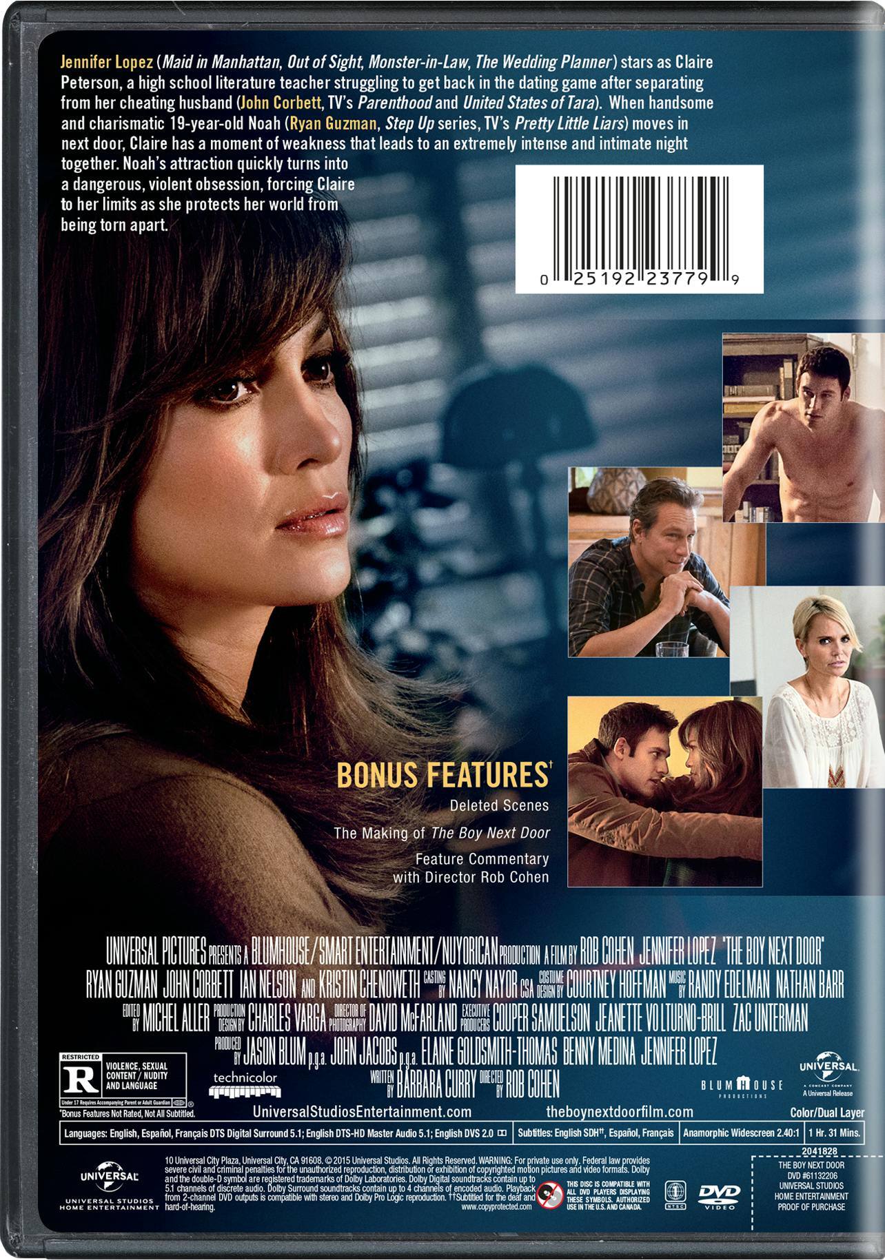 The Boy Next Door [DVD] [Standard], image size:1284x1829