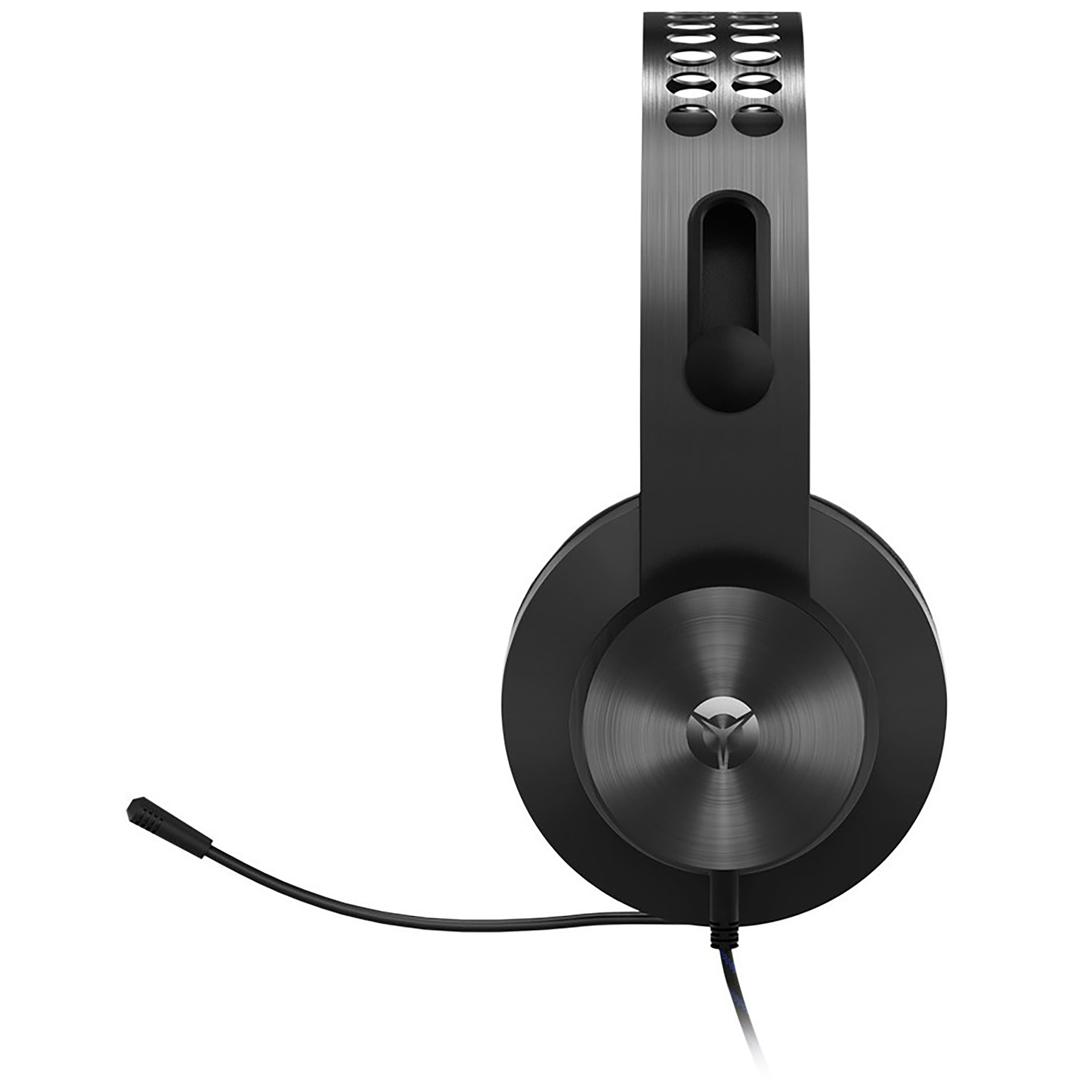 Alt View 12. Lenovo - Legion H500 Pro Wired Gaming Headset for PC - Iron Gray.