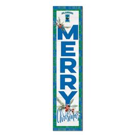 Jardine - Texas A&M Corpus Christi Islanders 12'' x 48'' Outdoor Merry Christmas Leaner - White