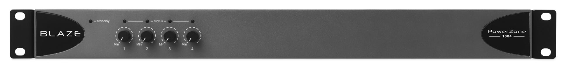 Sonance - Blaze PowerZone 1004 – 1000 W DSP-enabled Class-D amplifier with 4 channels (Each) - Black