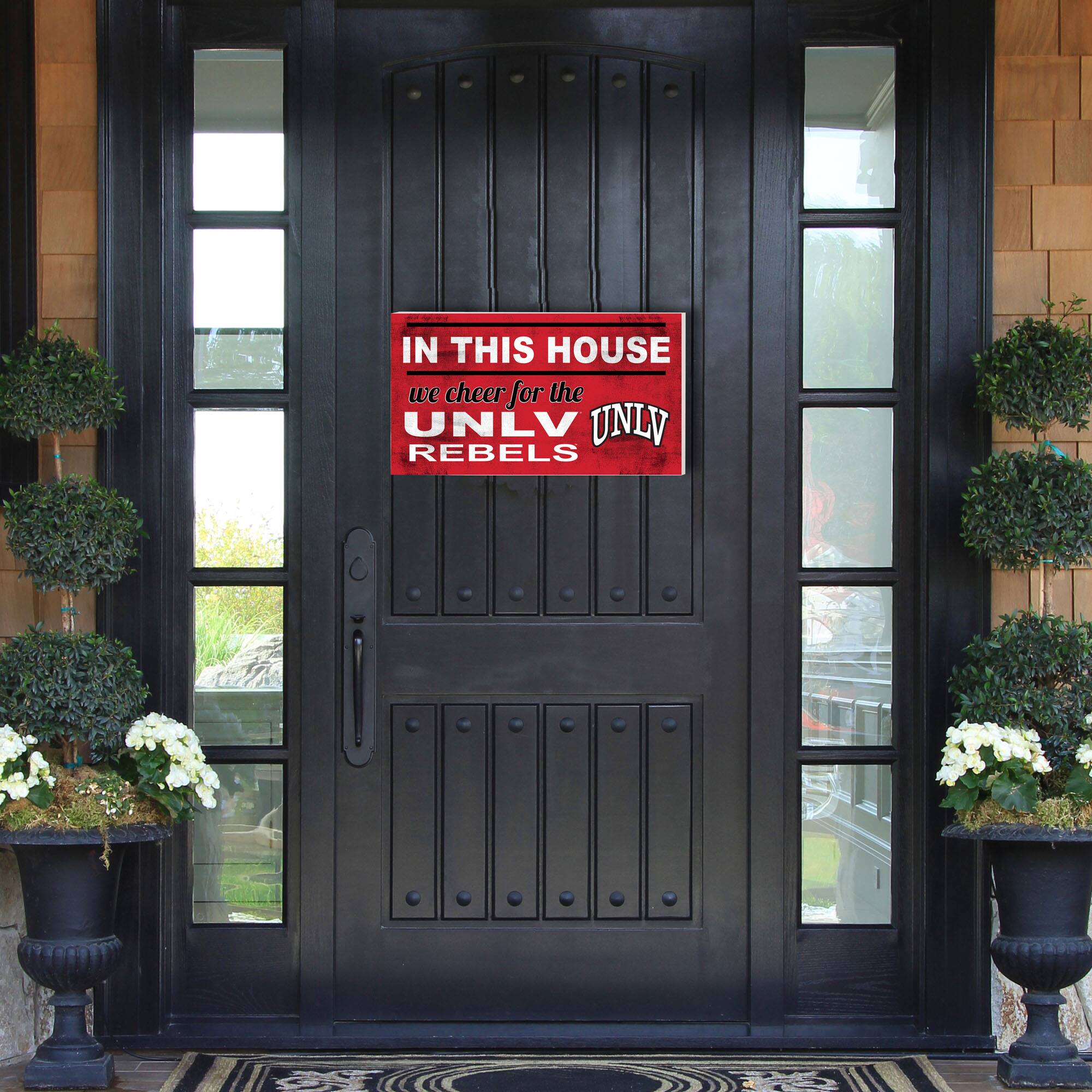 IN THIS HOUSE  
we cheer for the  
UNLV REBELS