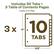 Includes 30 Tabs + 3 Table of Contents Pages
3 Sets of 10 Tabs
3 x 11"
10 Tabs
8.5"