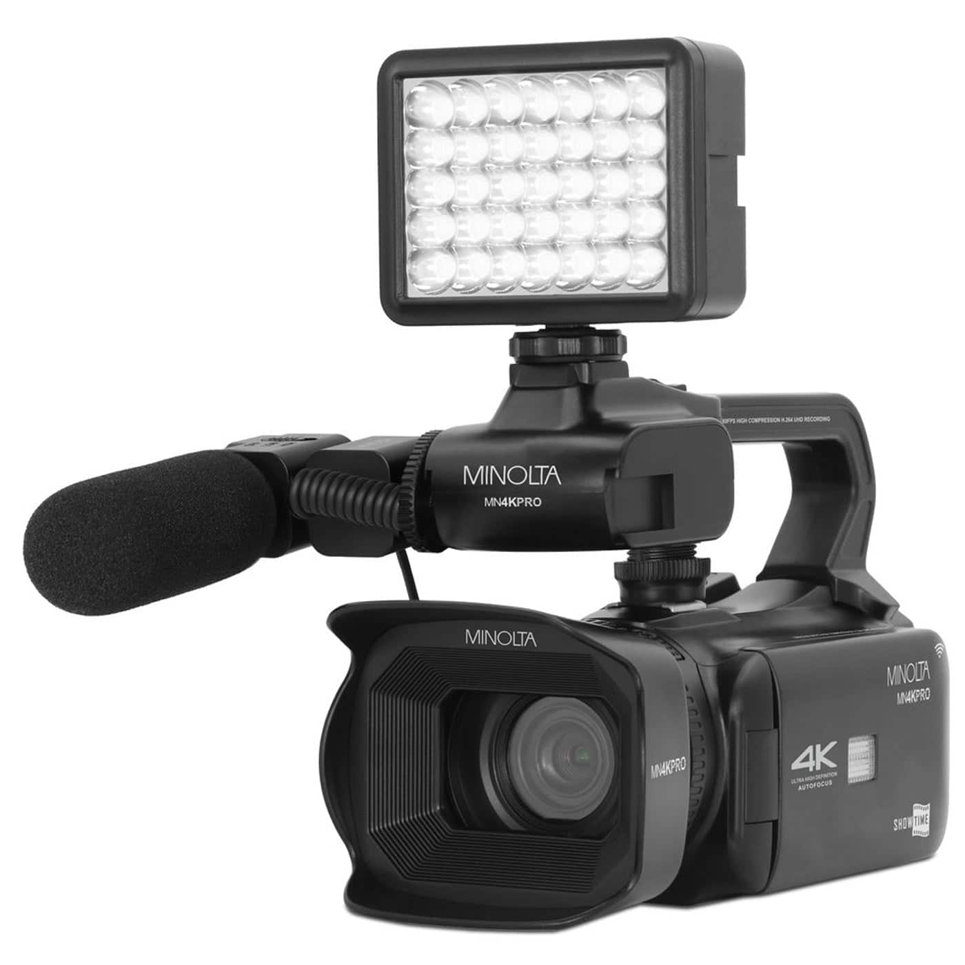 Minolta MN4KPRO 4K60FPS Ultra HD / 64 MP Autofocus Pro Camcorder