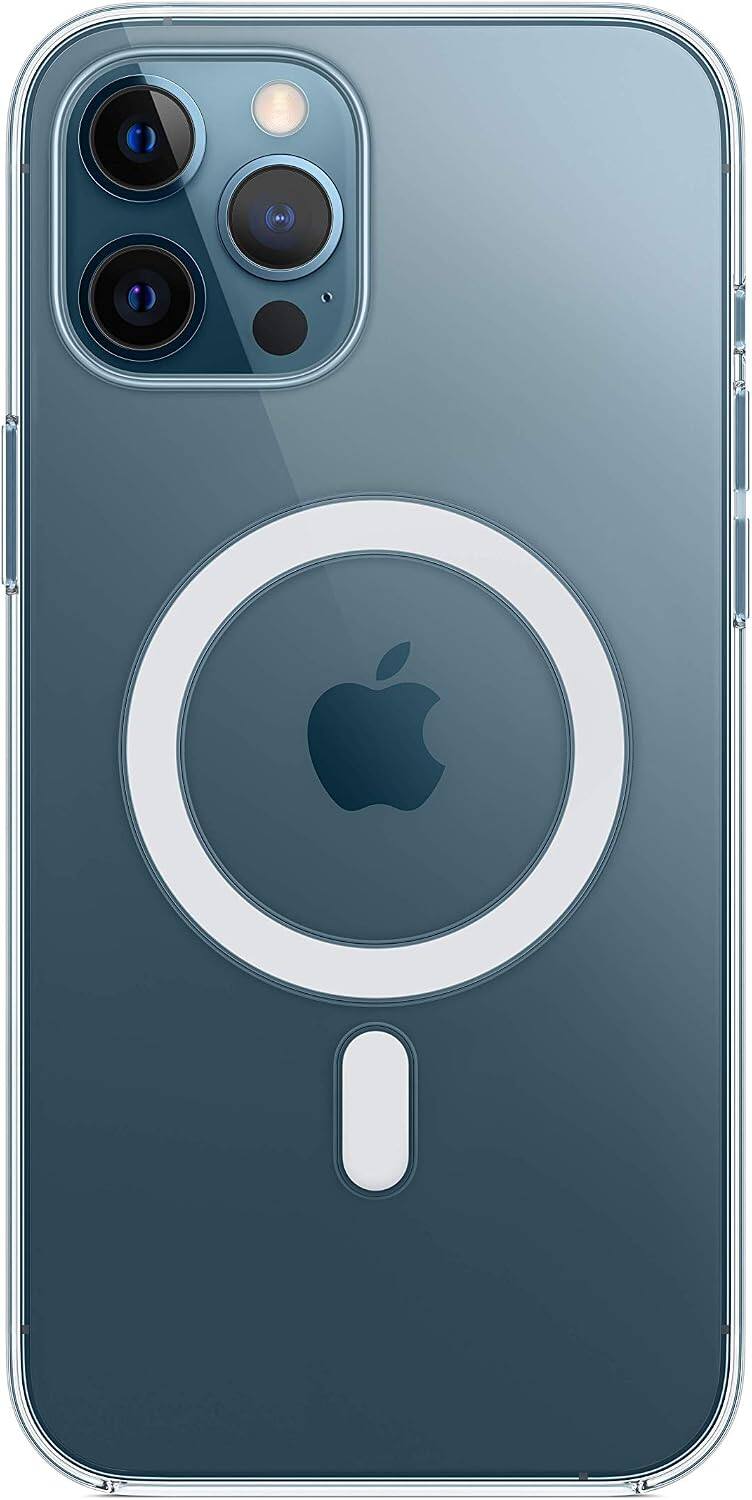 Alt View 1. Apple - Apple iPhone 12 Pro Max Clear Case with MagSafe - Clear.